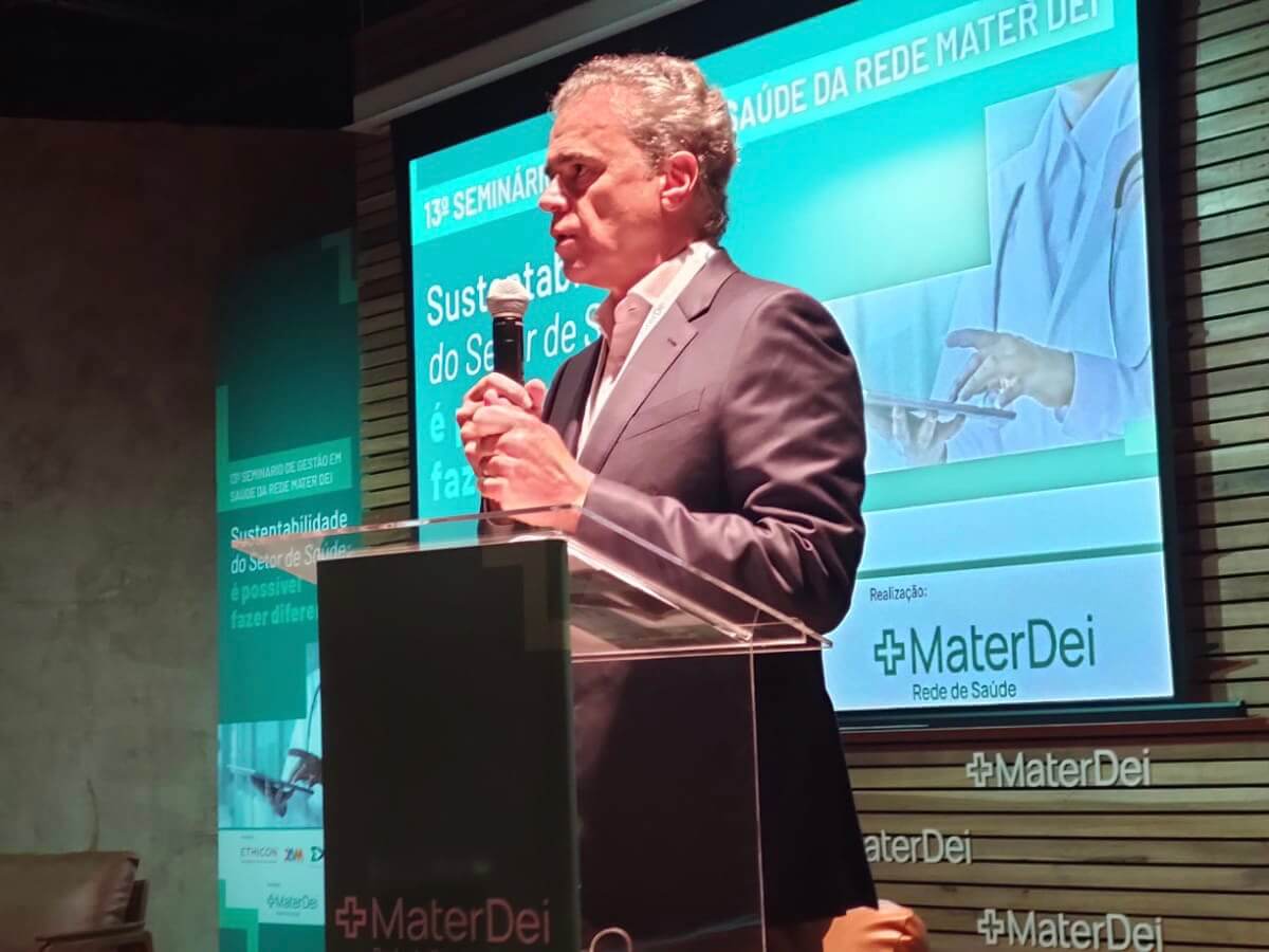 Presidente da Rede Mater Dei abriu 13º Seminário de Gestão em Saúde, nesta quinta-feira
