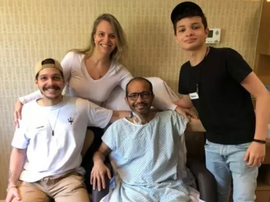 Com câncer no fígado, ele recebeu doação de órgão do filho para seguir vivo