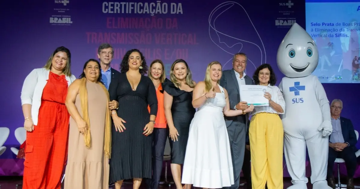 Bahia recebe certificação do Ministério da Saúde por eliminação da transmissão vertical de HIV e sífilis