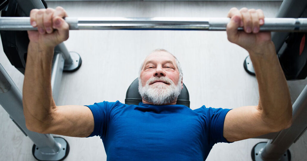 Ganho de massa muscular previne doenças e promove a longevidade