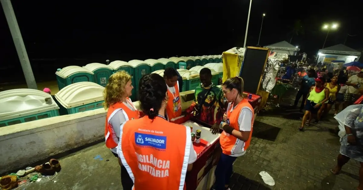 Foliões e trabalhadores têm acesso a serviços de saúde nos circuitos do carnaval de Salvador