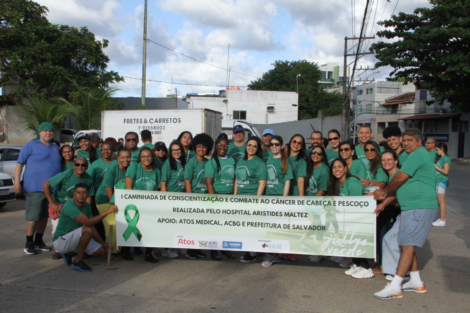 Caminhada alerta para prevenção  do câncer de cabeça e pescoço