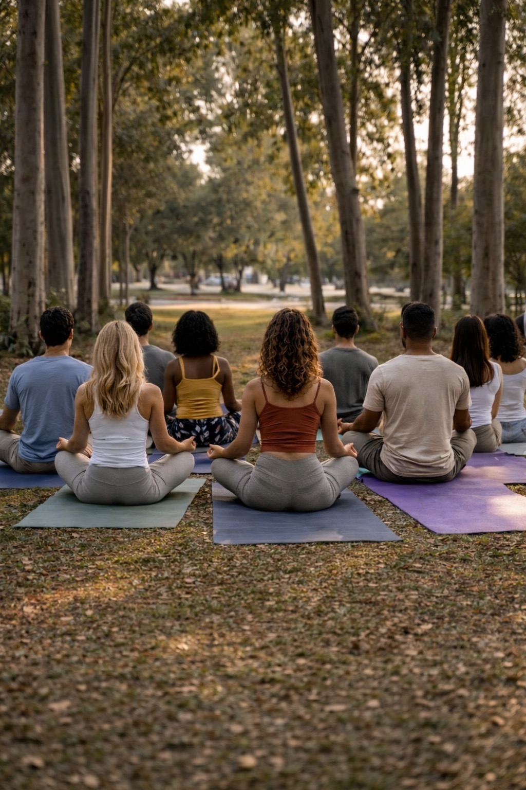Projeto leva meditação ao ar livre na Praça dos Eucaliptos